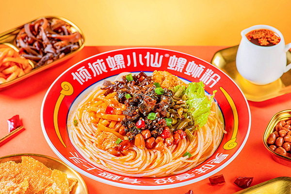 大粒螺蛳肉干捞螺蛳粉